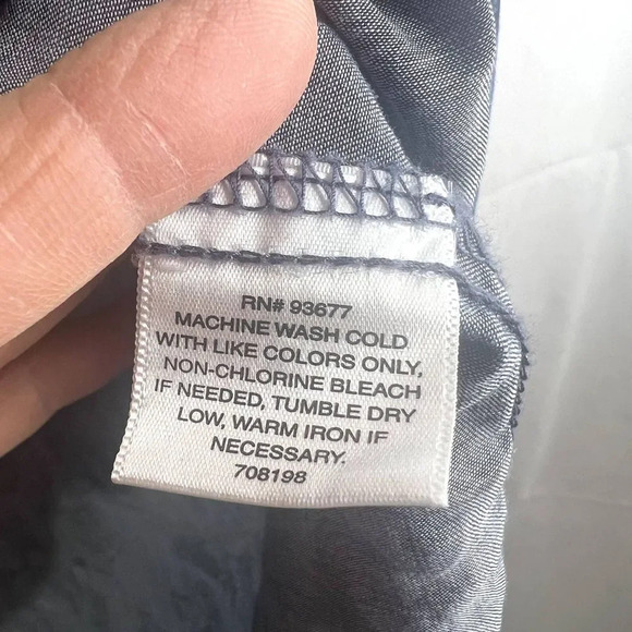 Liz Claiborne Tencel Floral Long Sleeve Blouse Size Medium‎ - Picture 7 of 8